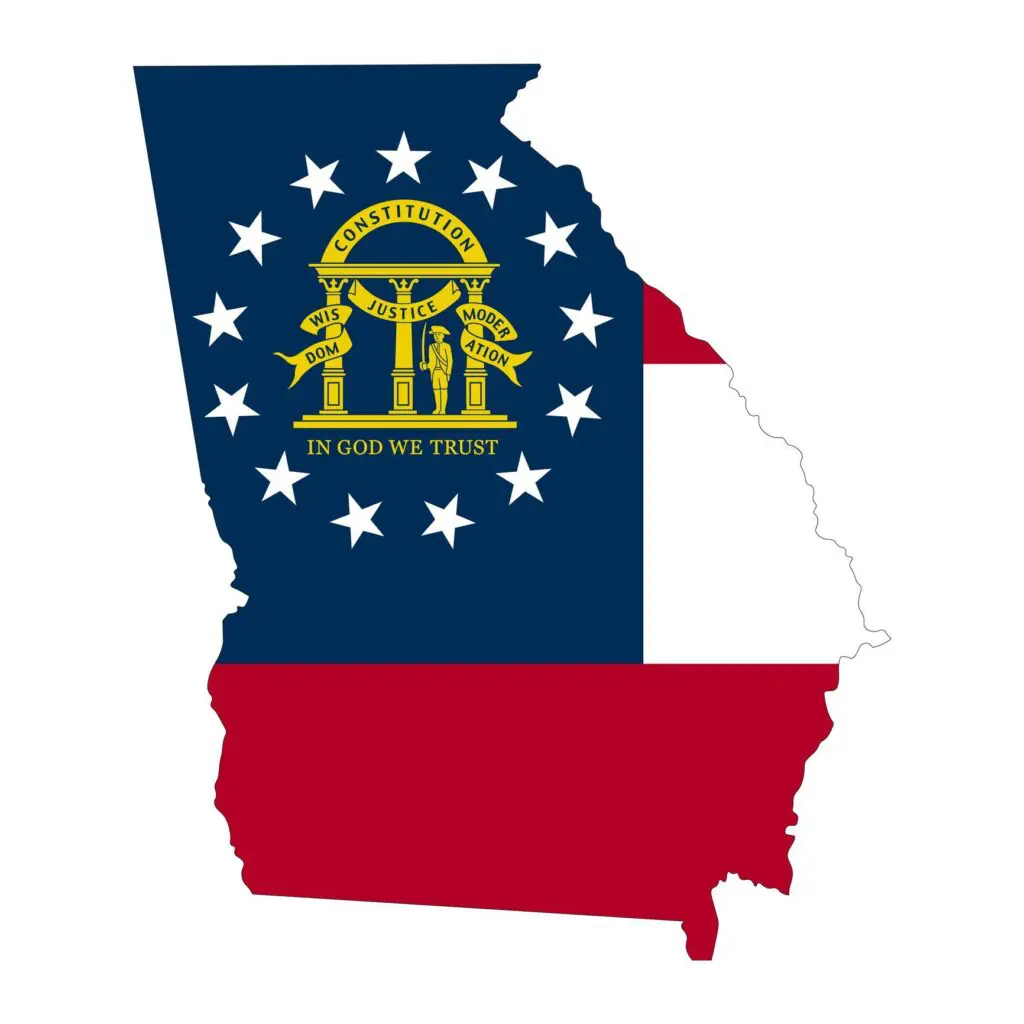 Image showing the state of Georgia. EnviroPro 360 services both Georgia and South Carolina