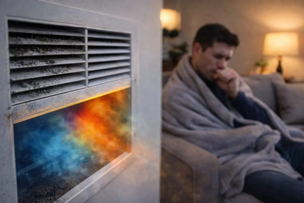 Persistent coughing indoors? Your HVAC system could be spreading hidden mold spores. Discover the warning signs and how EnviroPro 360 detects what’s in your air.