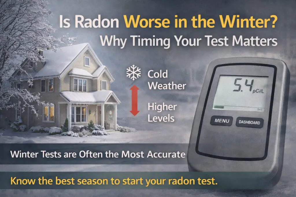 Winter can trap radon inside your home, causing higher levels. Learn why cold weather is the best time to test for radon and protect your household.