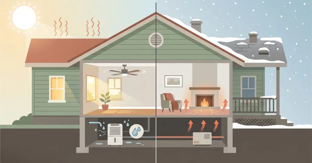 Seasonal Mold, Radon, and Humidity: A Year-Round Guide for Georgia Homeowners