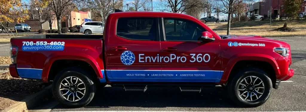 EnviroPro 360 is a certified and professional mold and asbestos testing company - give us a call if you see our truck in your neighborhood and need an air quality test.