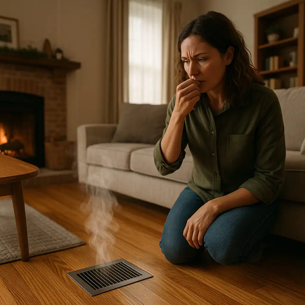 If your home smells musty when the heat kicks on, don’t ignore it. Learn what causes that odor and how it may point to mold, leaks, or HVAC contamination.