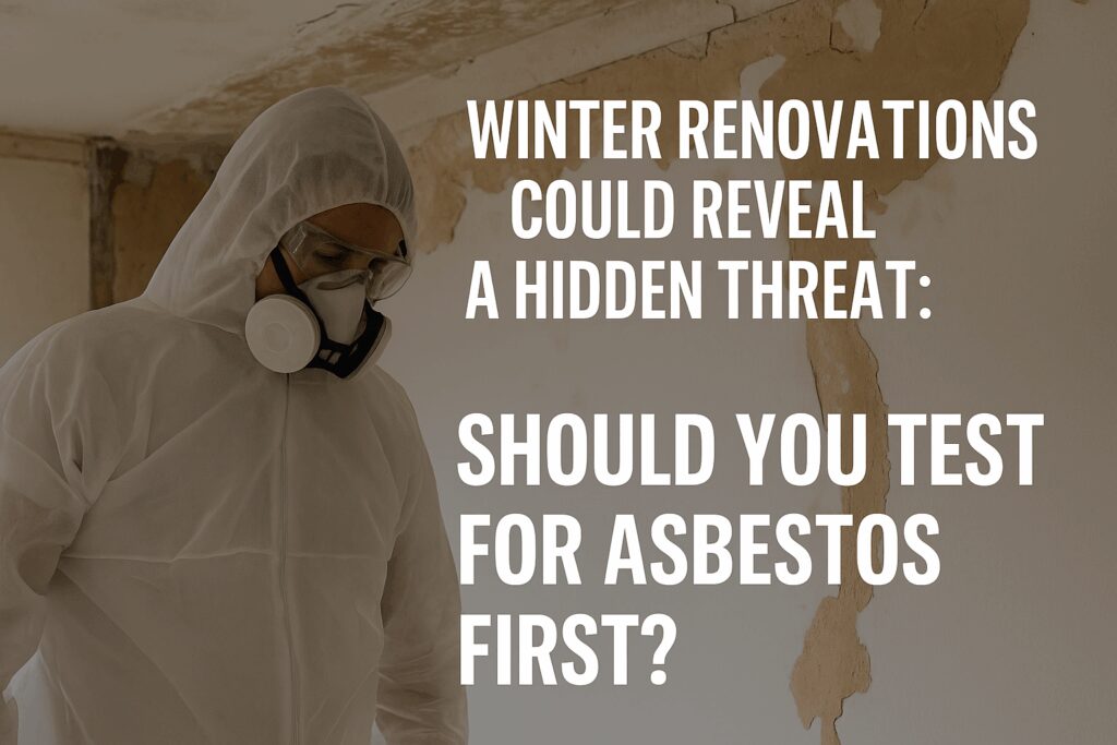Winter is prime time for indoor renovations—but don’t start ripping out walls just yet. Learn why asbestos testing should be your first step before any remodeling project begins.