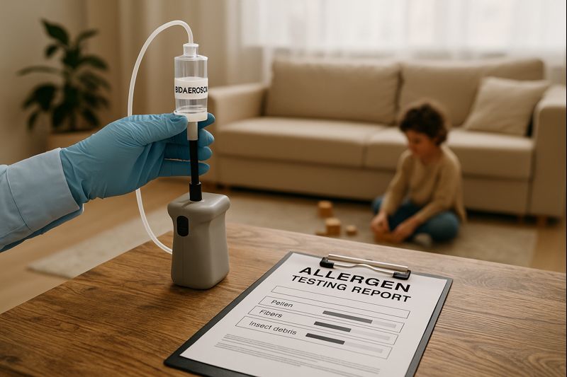 Air allergen testing detects more than just mold. It reveals hidden irritants like pollen, insect debris, and fiberglass in your air. Here’s when to test your home or workplace.