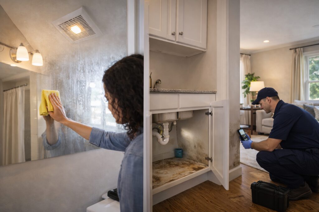 Mold prevention starts long before you see black spots on the wall. Learn how to control moisture in your home and when to call EnviroPro 360 for inspection or testing.