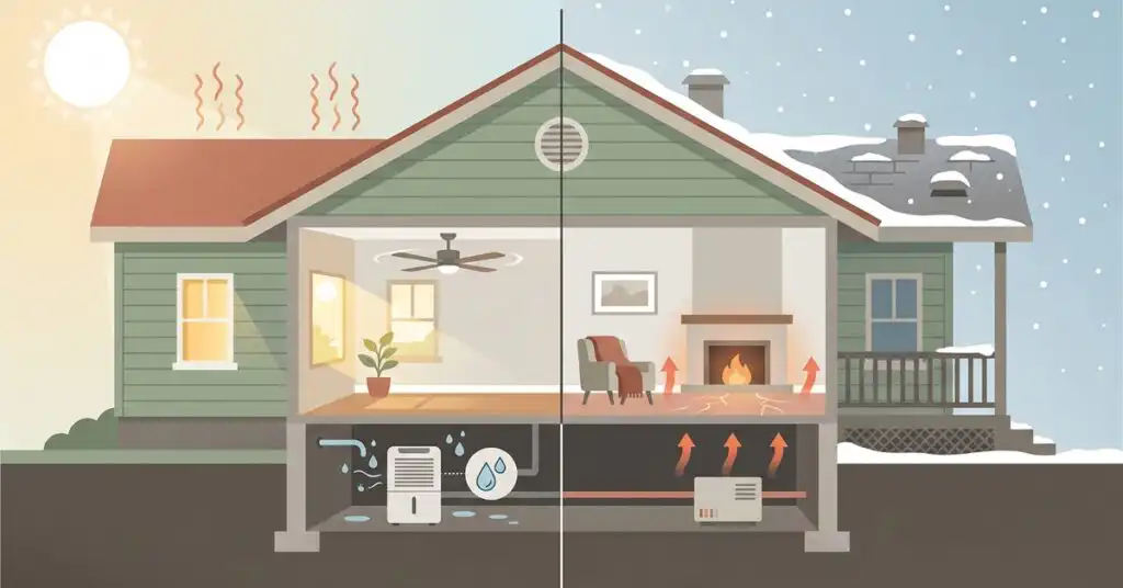 Seasonal Mold, Radon, and Humidity: A Year-Round Guide for Georgia Homeowners