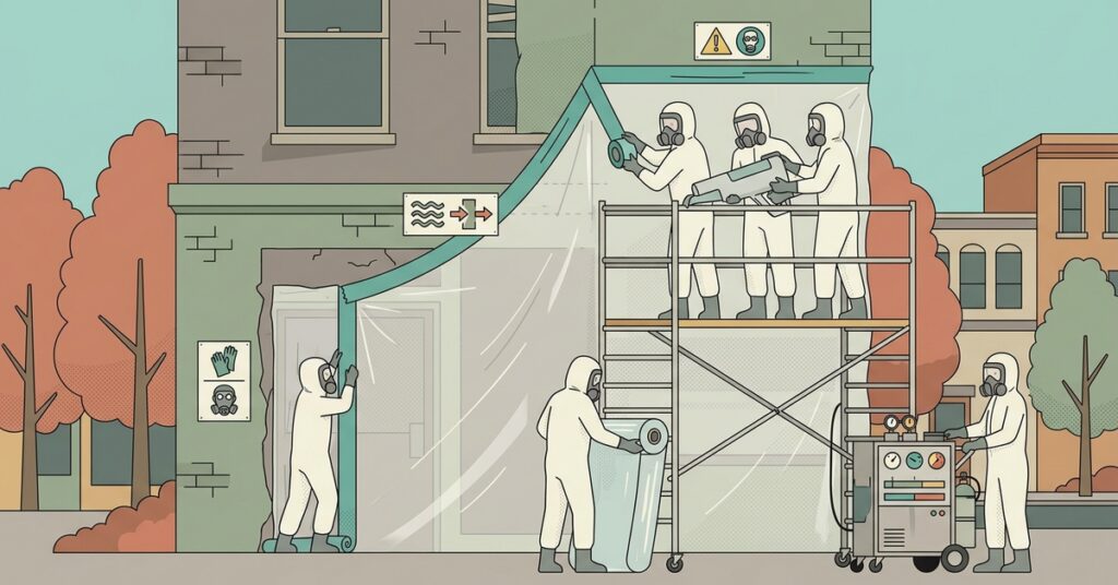 What a Commercial Asbestos Abatement Project Actually Involves