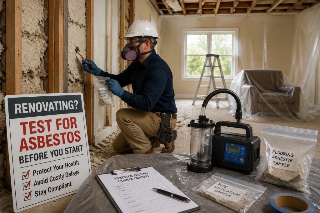 Asbestos Testing Before Renovation