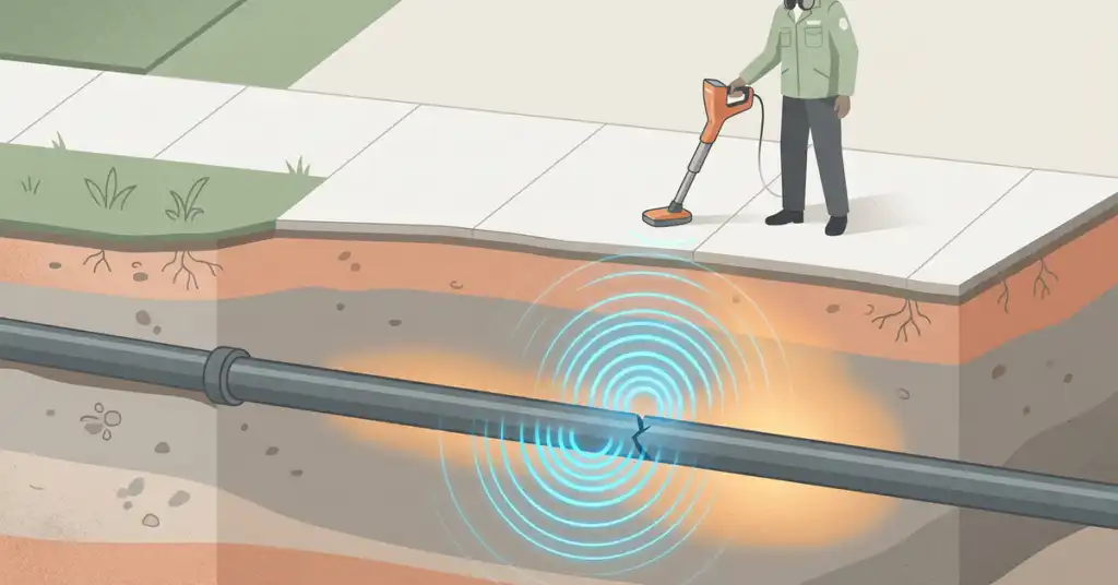 How Acoustic Leak Detection Finds Pressurized Pipe Leaks Before They Surface
